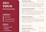 make professional CV, infographic resume design on canva